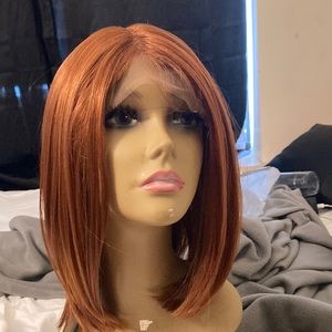 Copper synthetic bob wig (brand new)